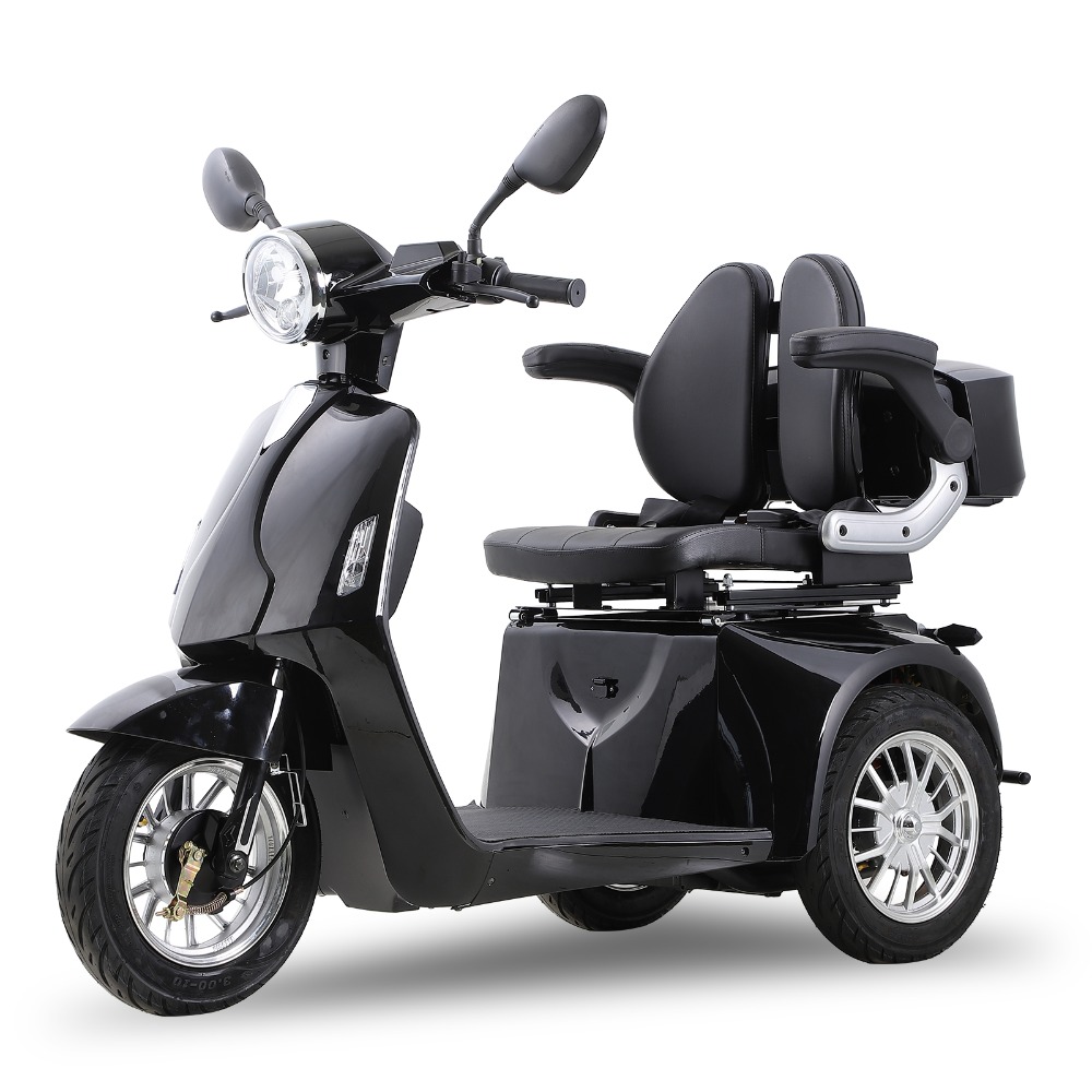 AFD2D-3L Black Three Wheel Mobility Scooter
